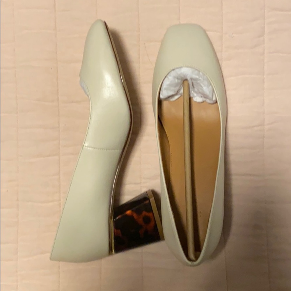 NWT J. Crew Pump with Tortoise Heel